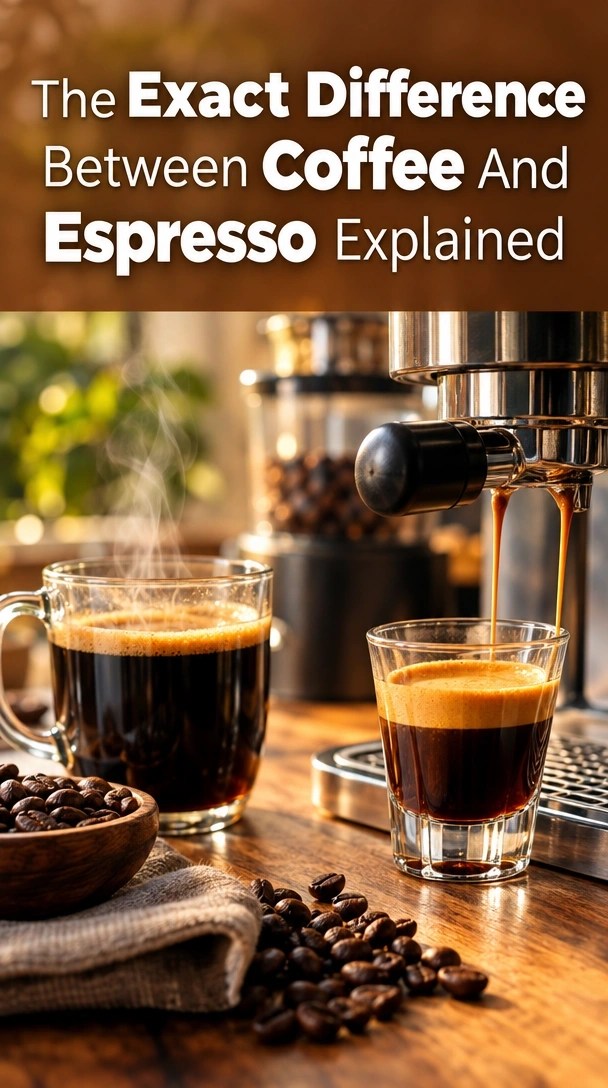 The Exact Difference Between Coffee And Espresso Explained 1 what is the difference between coffee and espresso