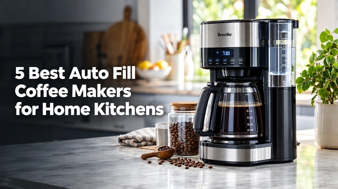 5 Best Auto Fill Coffee Makers for Home Kitchens