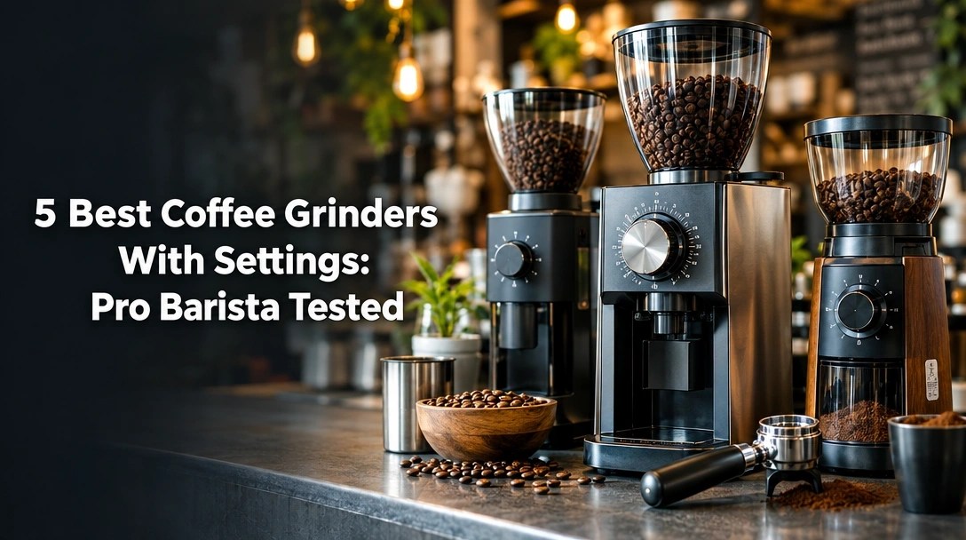 5 Best Coffee Grinders With Settings: Pro Barista Tested