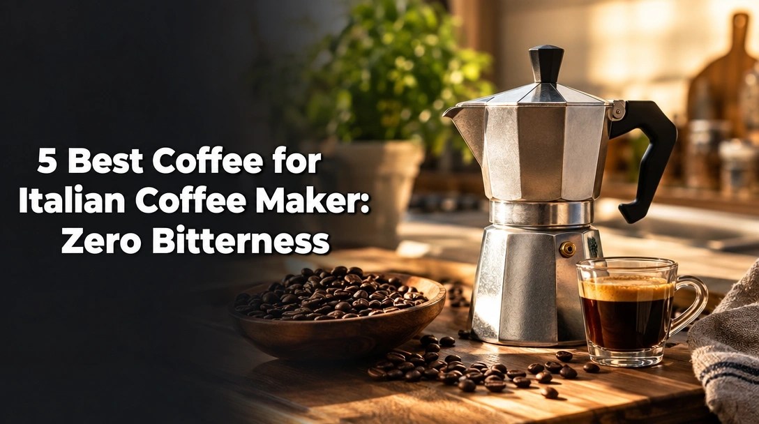 5 Best Coffee for Italian Coffee Maker: Zero Bitterness