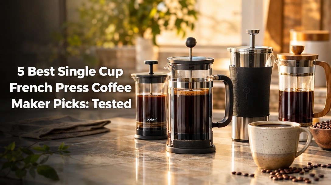 5 Best Single Cup French Press Coffee Maker Picks: Tested