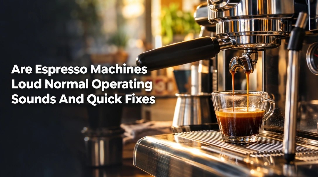 Are Espresso Machines Loud Normal Operating Sounds And Quick Fixes