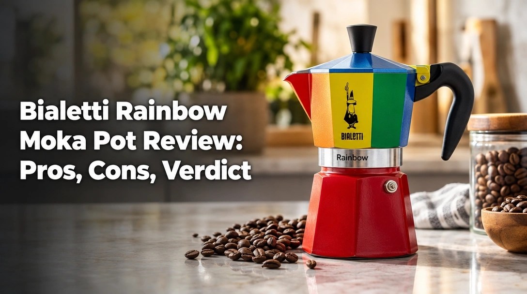Bialetti Rainbow Moka Pot Review: Pros, Cons, Verdict