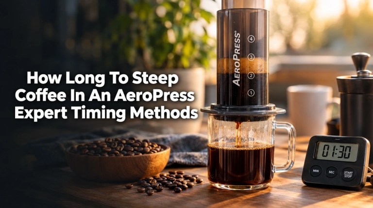 How Long To Steep Coffee In An AeroPress Expert Timing Methods 4 How Long To Steep Coffee In An AeroPress Expert Timing Methods