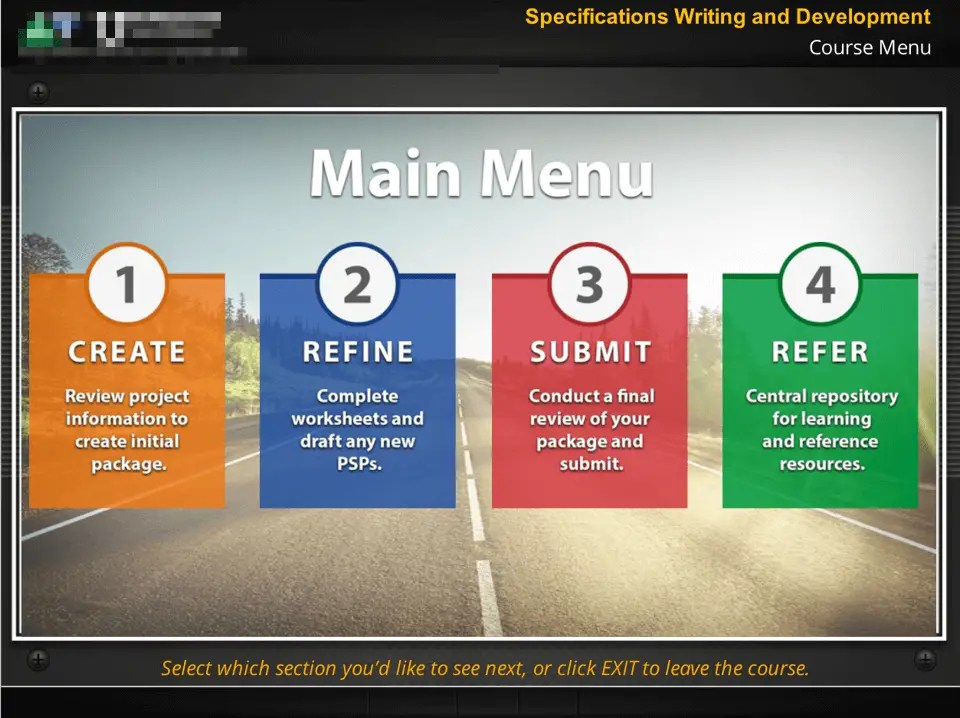 Main Menu