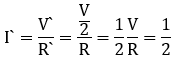 Ohm's law voltage halved: I'=V'/R'=(V/2)/R=(1/2)(V/R)=(1/2)I current halves when voltage halves constant resistance