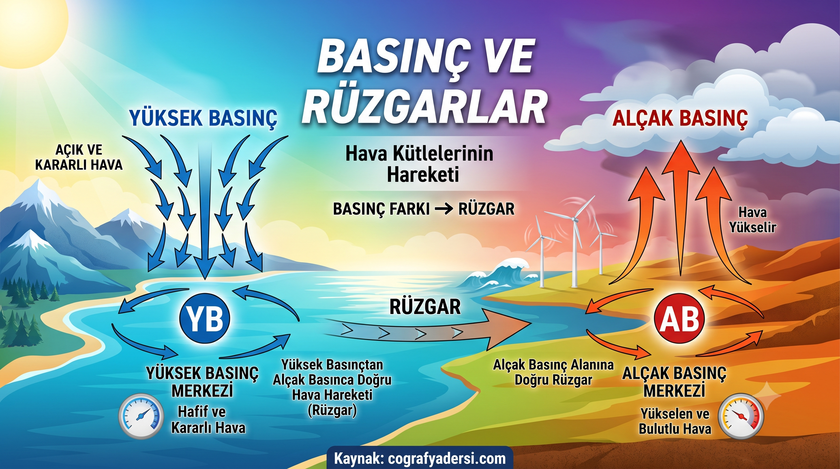 Basınç ve Rüzgarlar