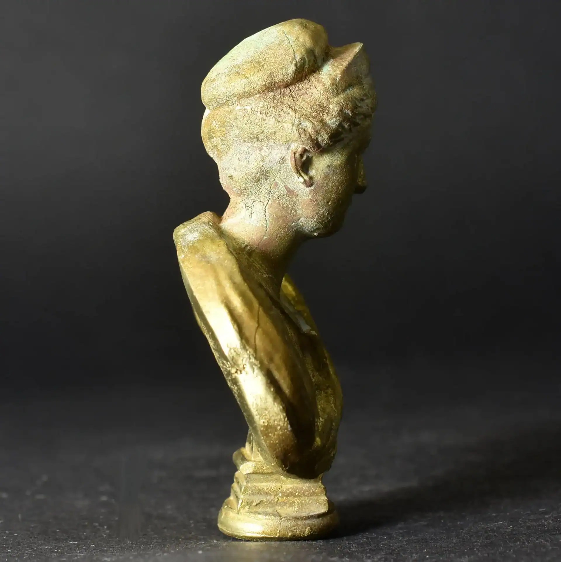 Vibia Sabina statuette angle five solid bronze bust