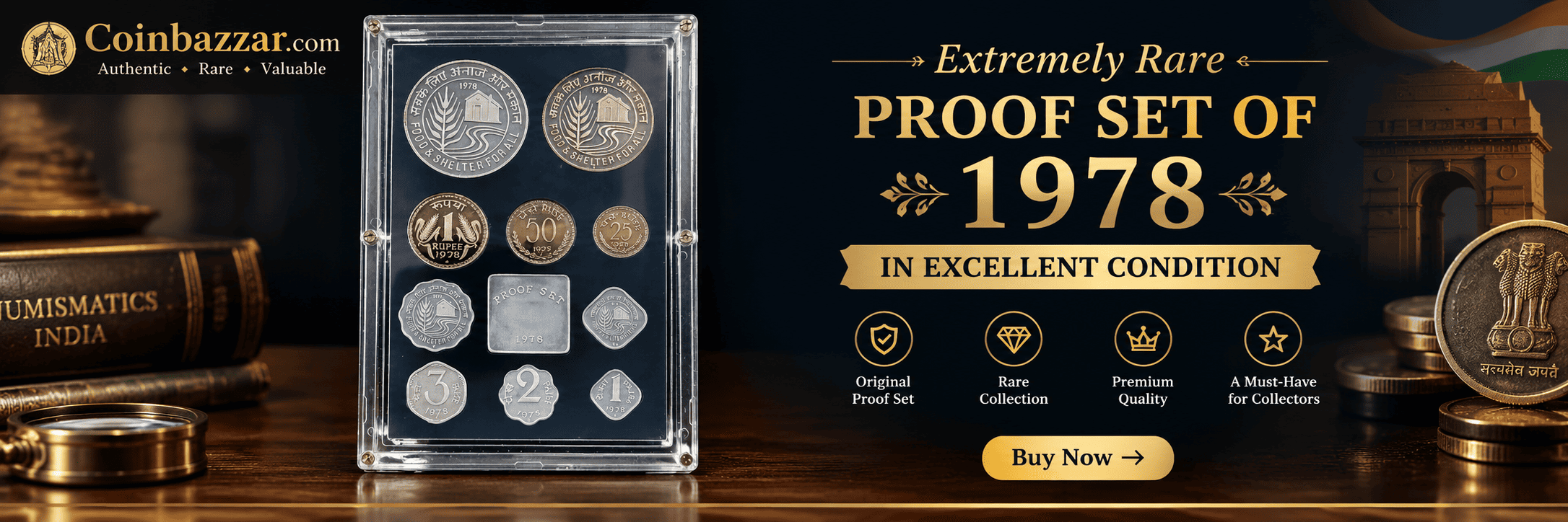 Extremely Rare Proof Set of 1978 In Excellent Condition