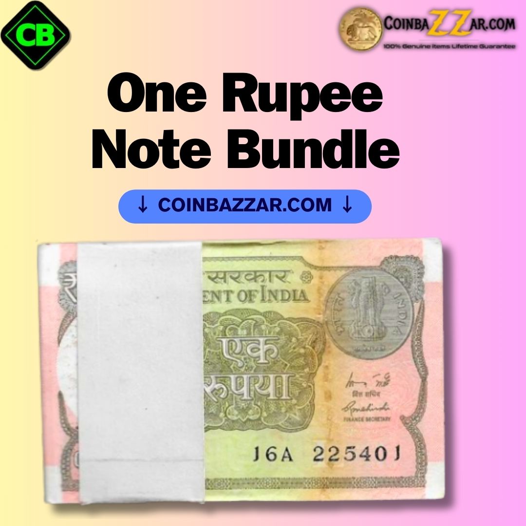 one rupee note bundle