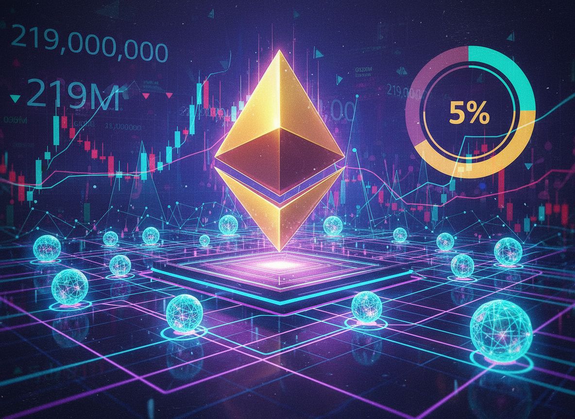 Bitmine lance le jalonnement Ethereum avec 219 millions de dollars et vise une part de marché de 5 % Bitmine lance le jalonnement Ethereum avec 219 millions de dollars et vise une part de marché de 5 %