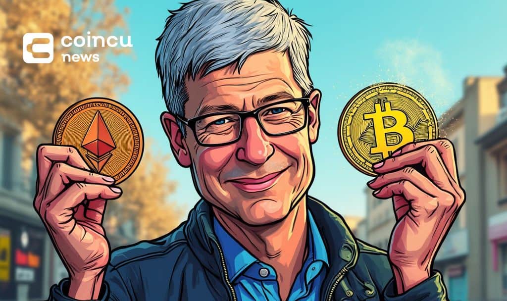 الرئيس التنفيذي لشركة Apple يؤكد امتلاكه الشخصي للبيتكوين والإيثريوم