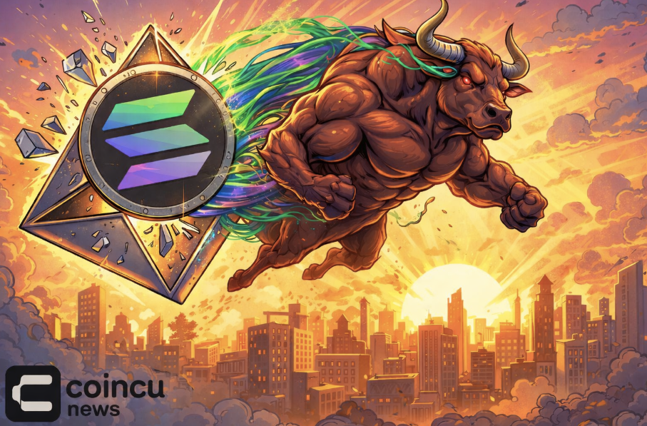 Solana Forms Triangle Pattern as $88.60 Breakout Signals Bullish Shift