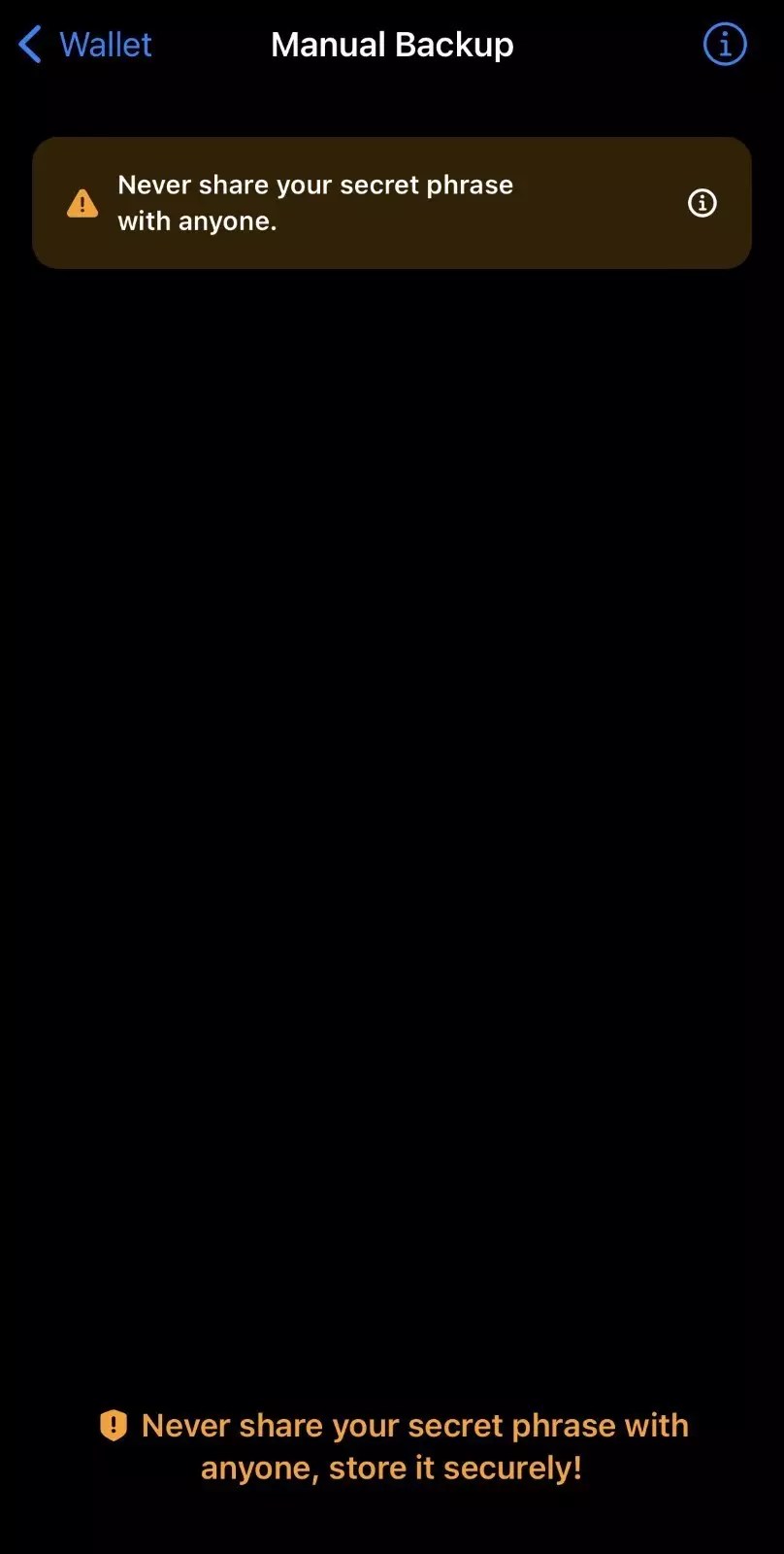 Step 5. Copy Your Trust Wallet Recovery Phrase