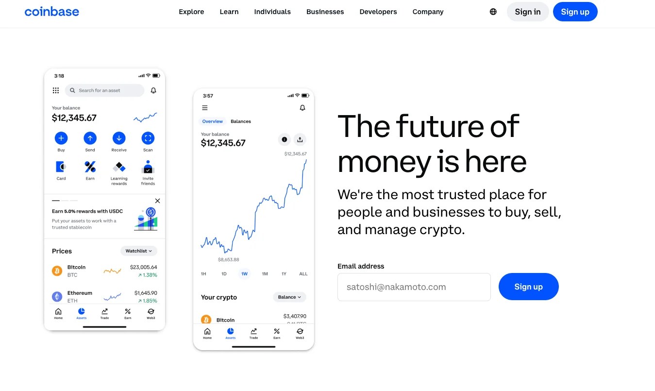 Coinbase Free Sign-Up Bonus
