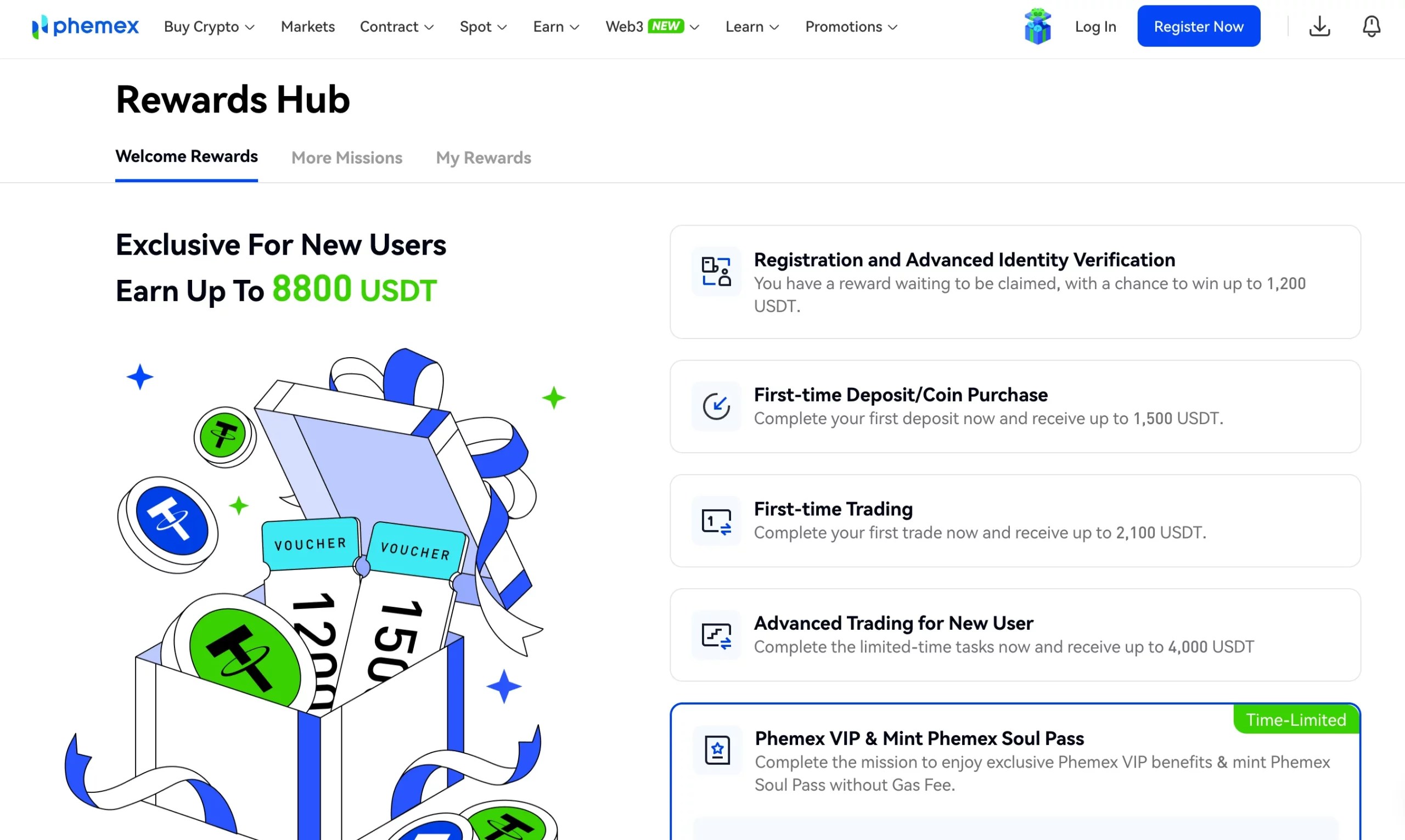 Phemex Free Sign Up Bonus