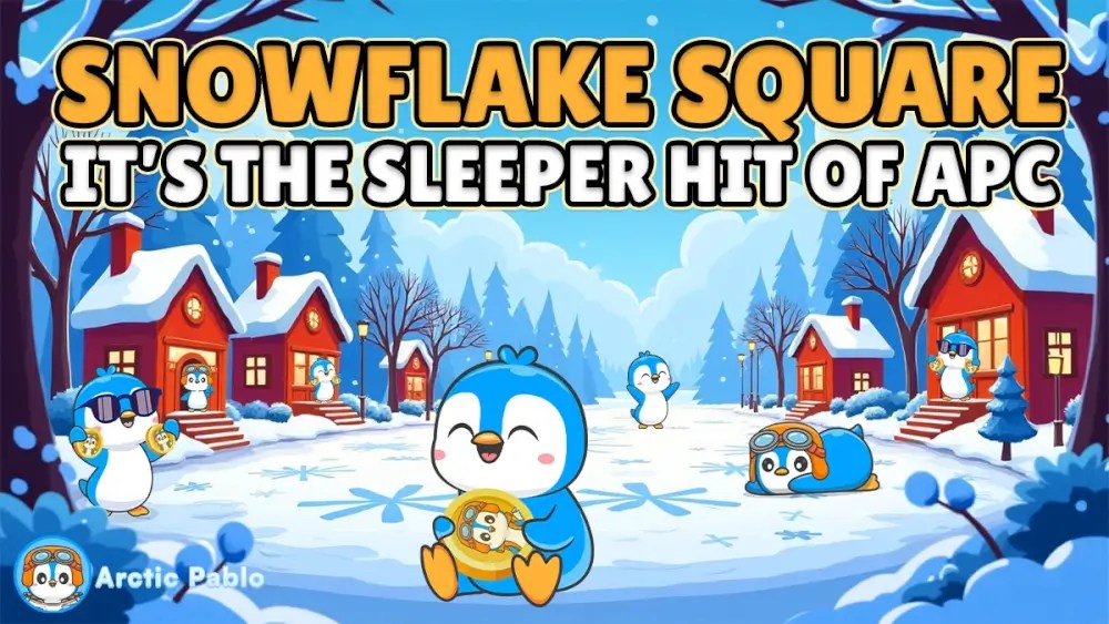 Arctic Pablo sitting penguin