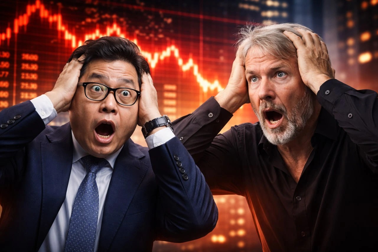 Michael Saylor and Tom Lee Face Over $12 Billion in Unrealized Losses as Bitcoin and Ethereum Crash