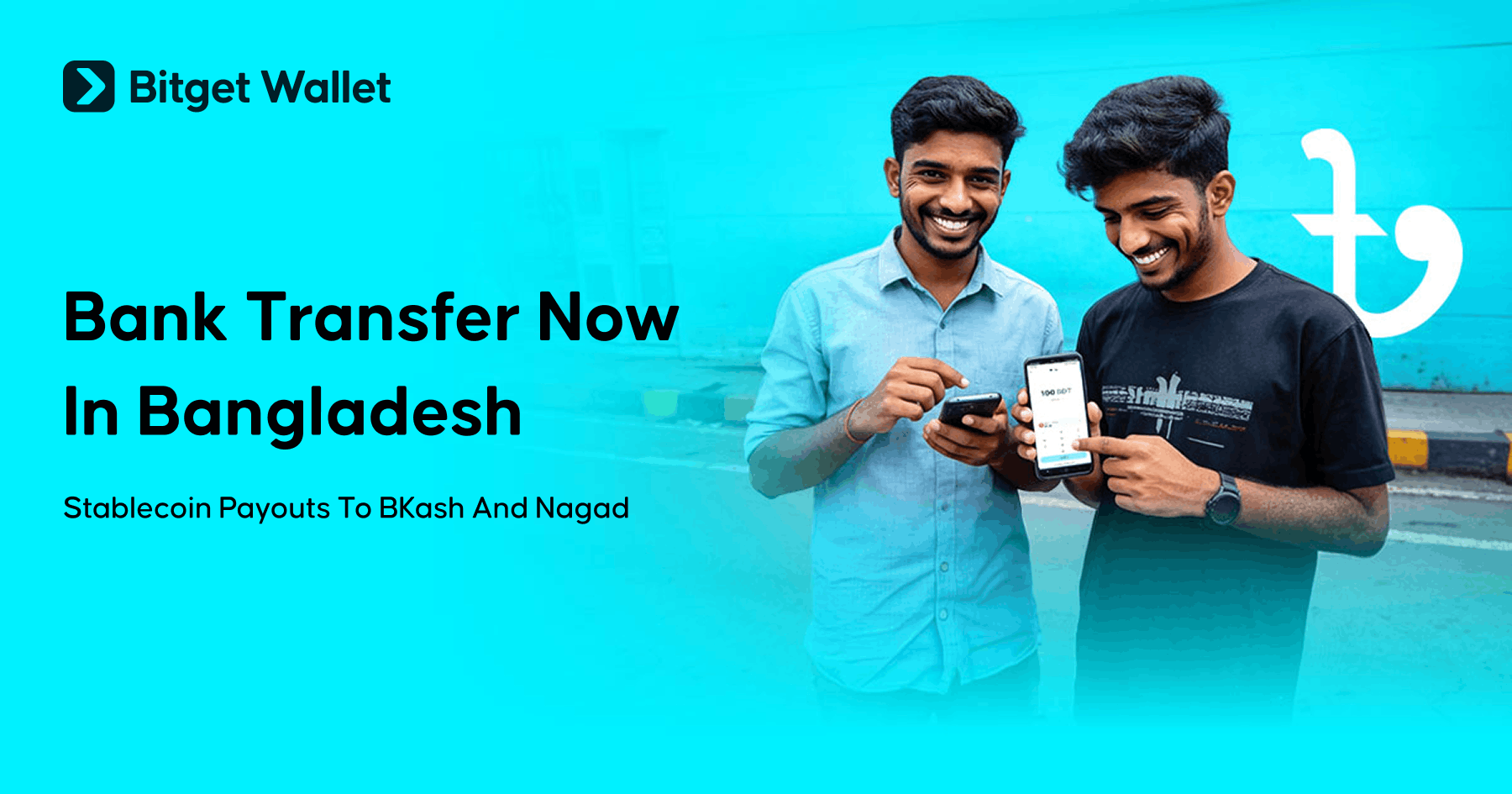 Bitget Wallet Launches Bank Transfer in Bangladesh, Enabling Stablecoin Payouts to bKash and Nagad