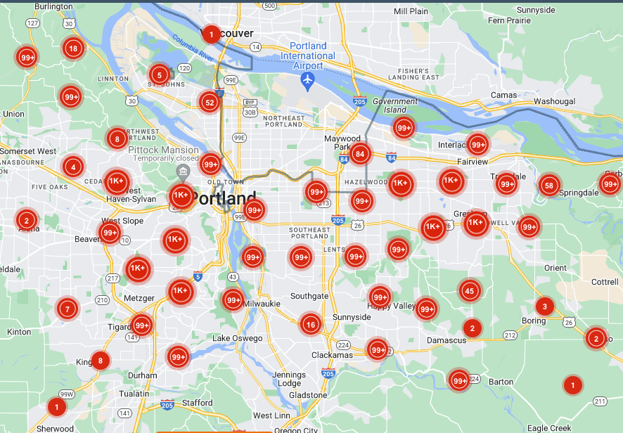 Power Outage Map Track Local Outages Power Outage Map 19 