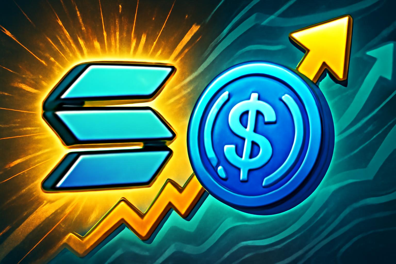 索拉纳稳定币在一天内飙升9亿美元