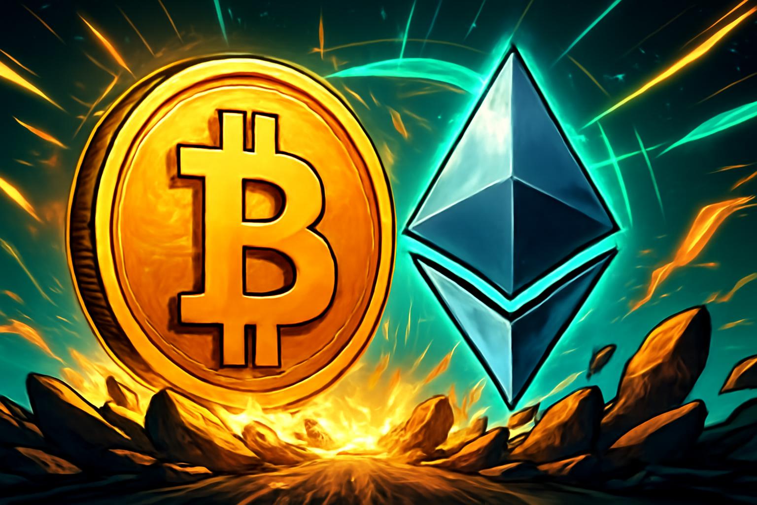 比特币守住95,000点，CPI提振使以太坊突破3,300