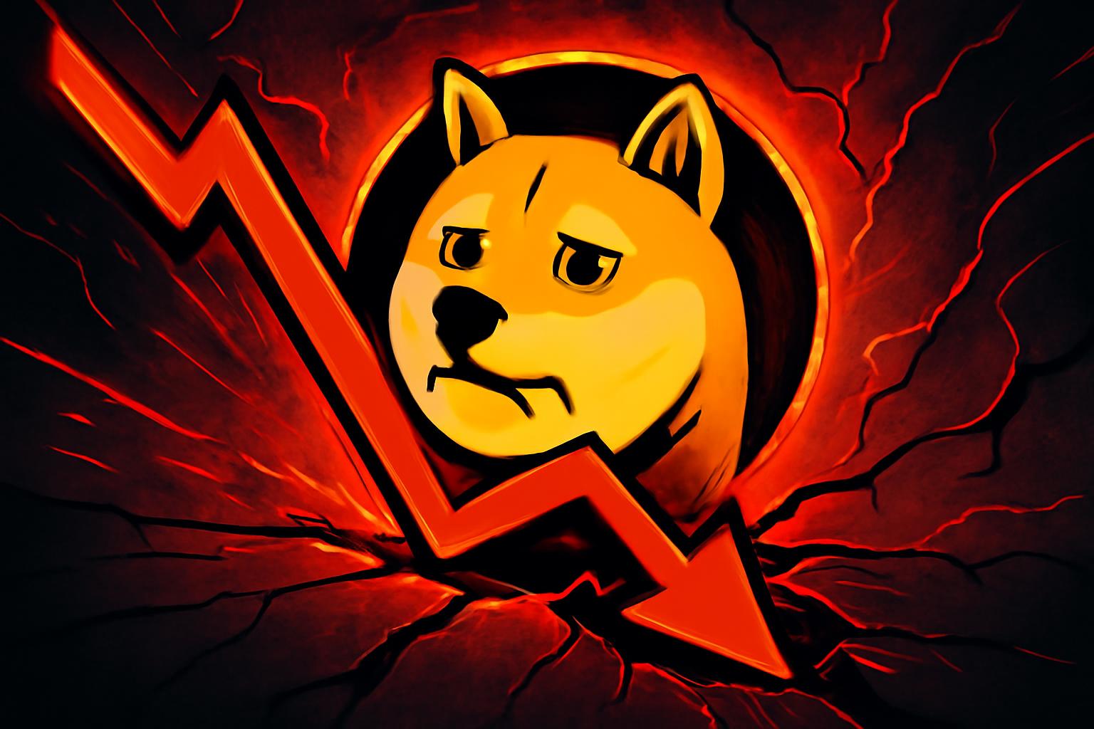 狗狗币在加密货币抛售中价格暴跌