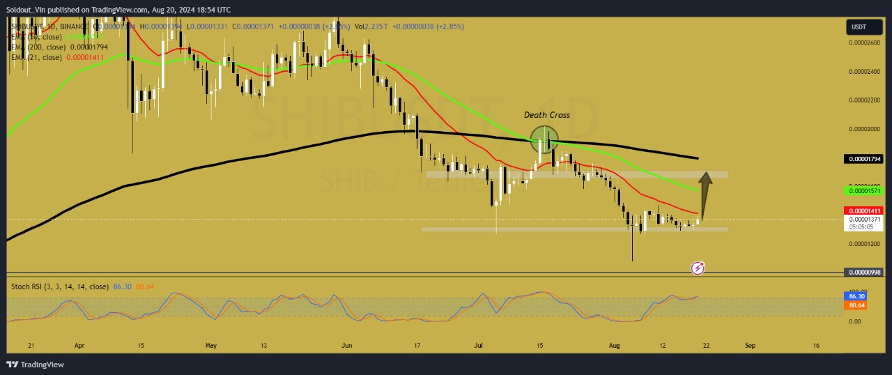 Shiba Inu Price Analysis Chart