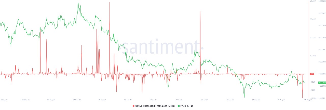 network realized profit/loss