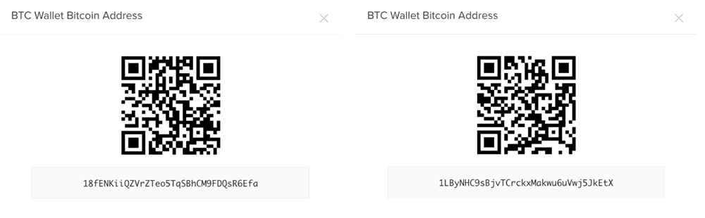 New Address for Transactions