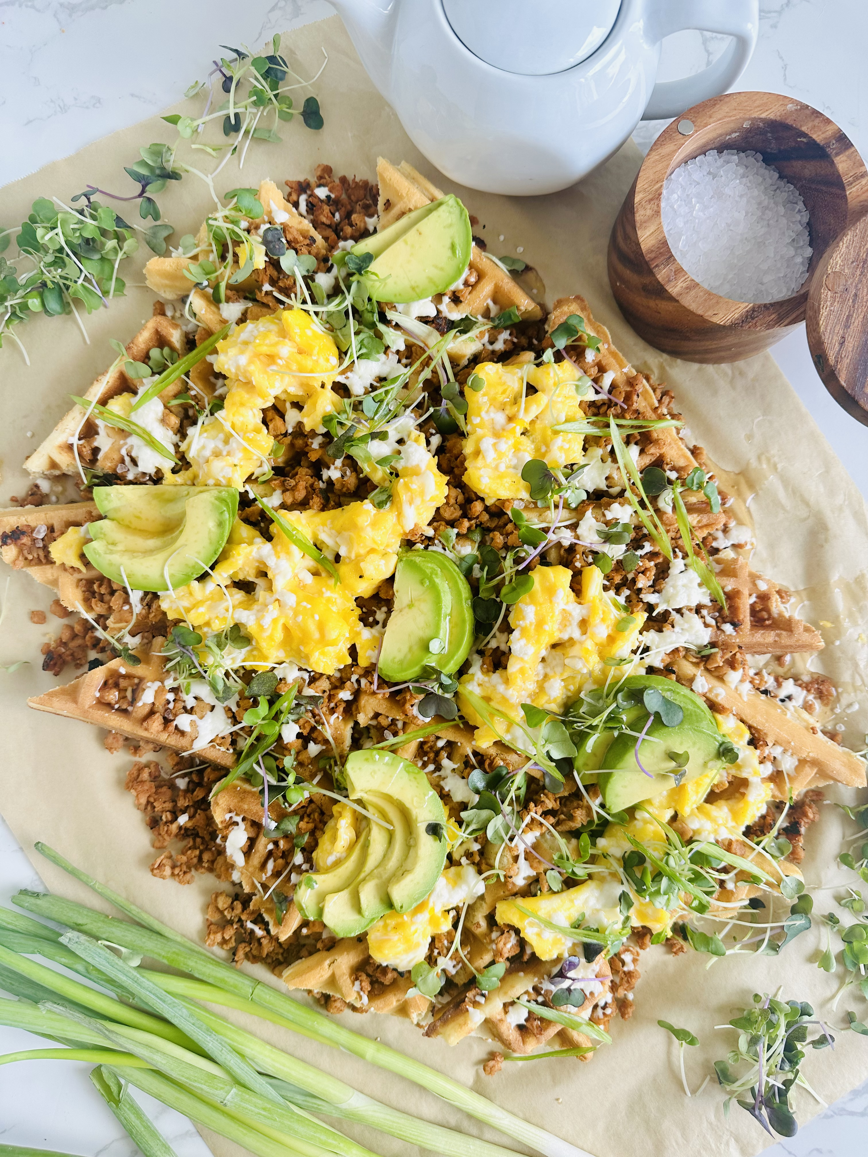 Breakfast Waffle Nachos
