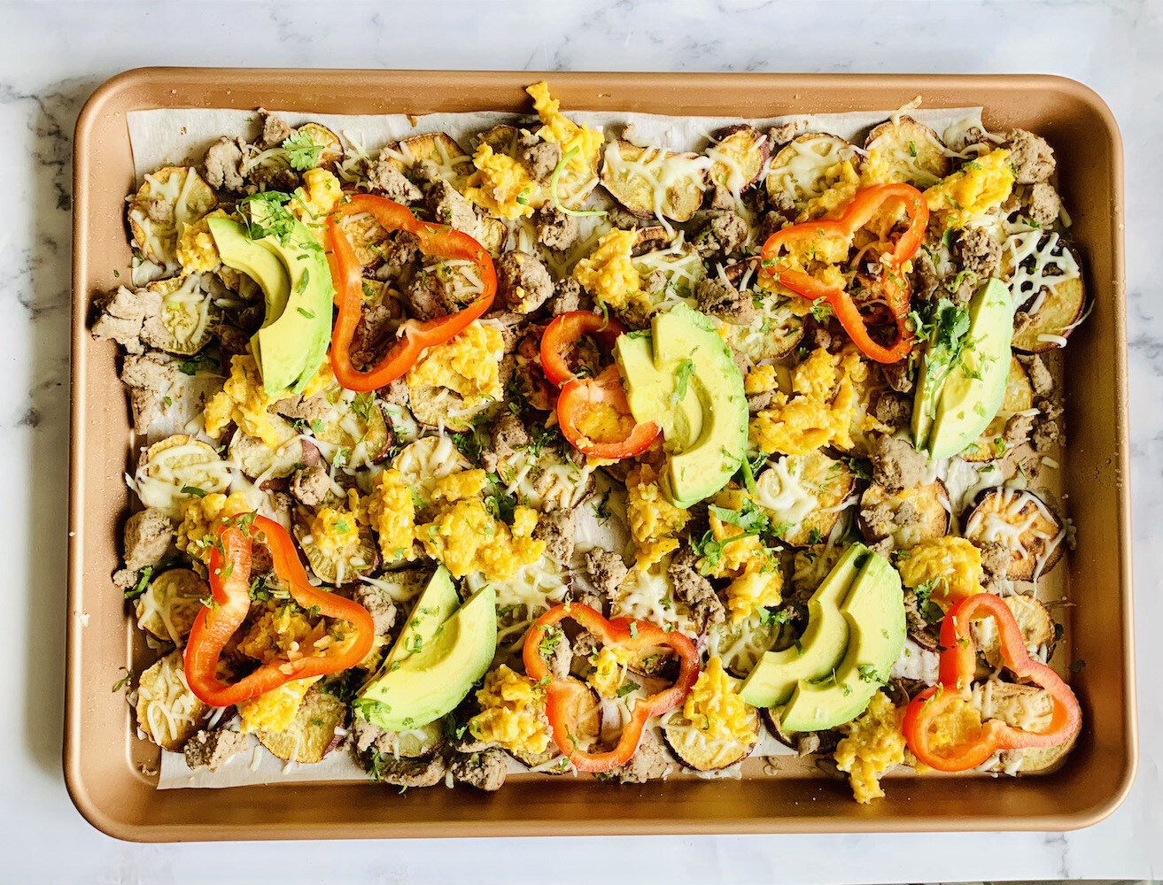 Sweet Potato Breakfast Nachos