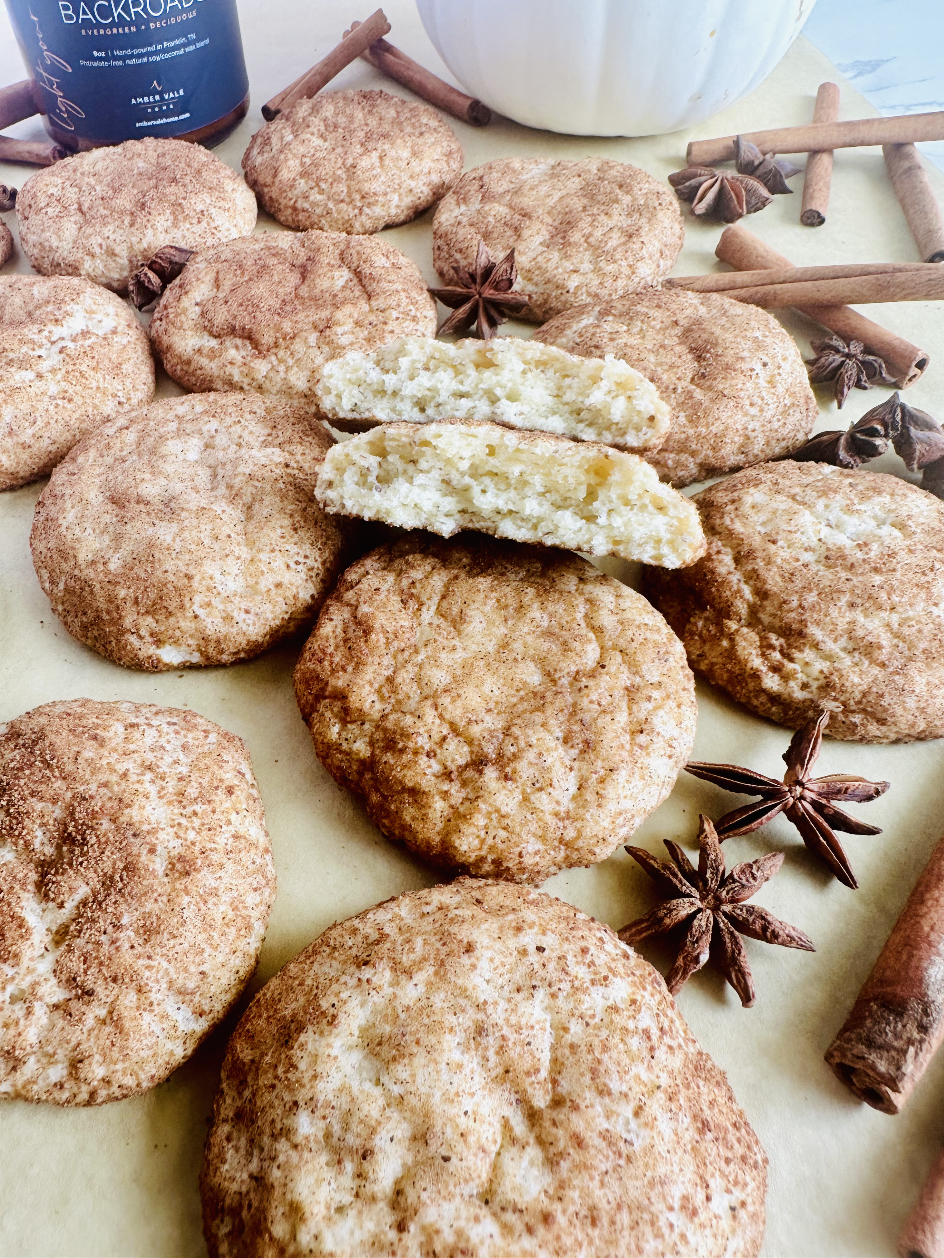 Vegan Chai Snickerdoodles