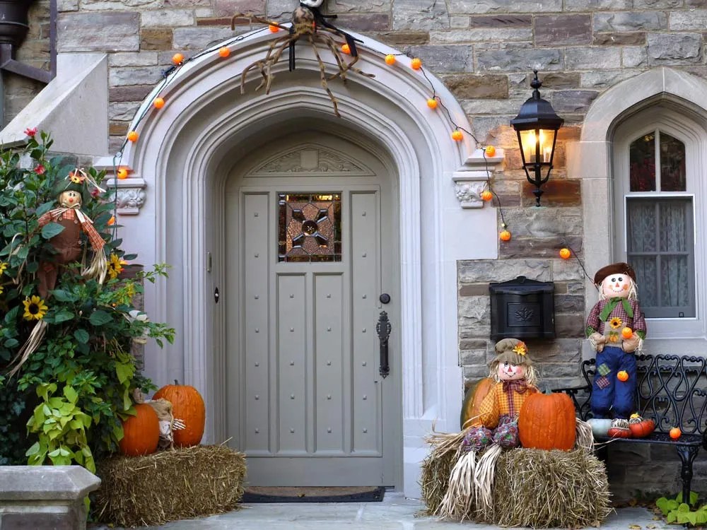 Choosing halloween decorations for a luxury custom built home