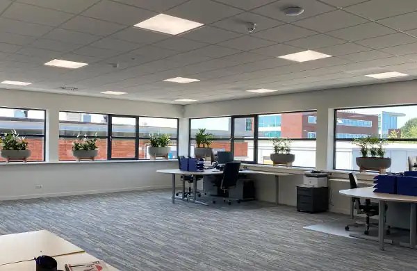 Kantoor met WTW en airconditioning