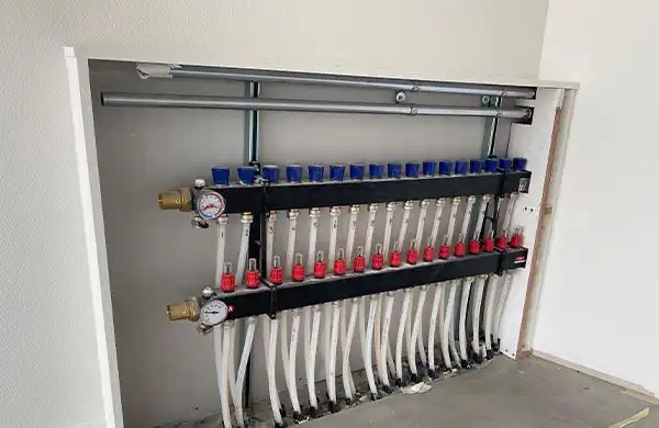 Vloerverwarming via warmtepomp