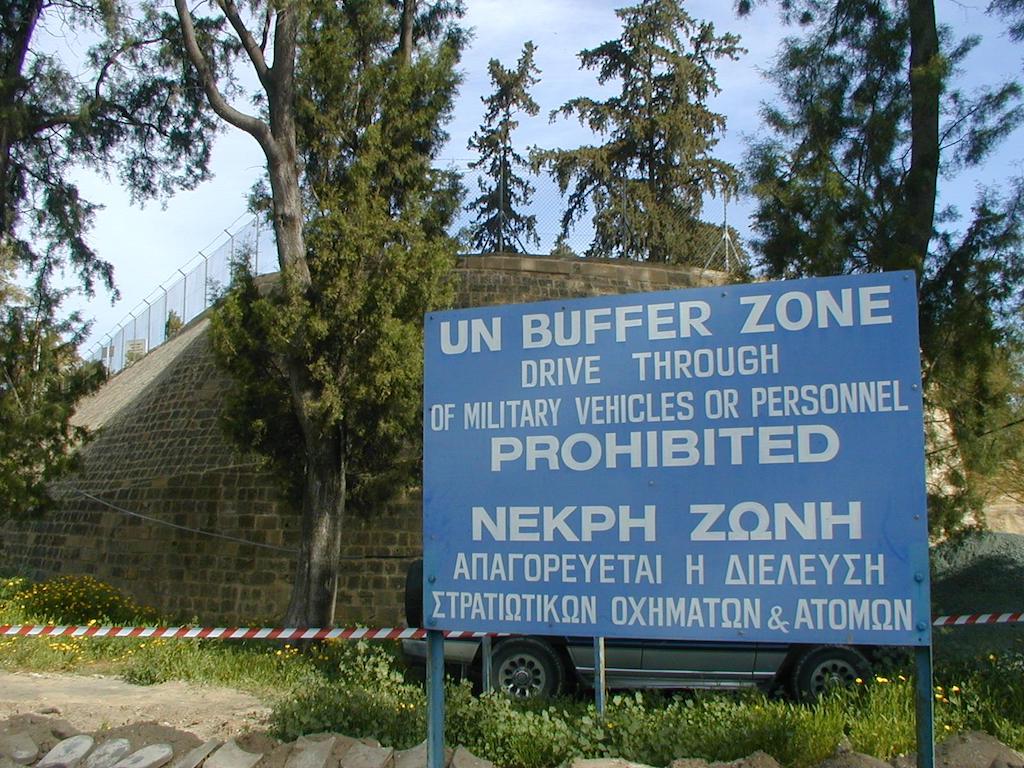 Cyprus and Turkey buffer zone