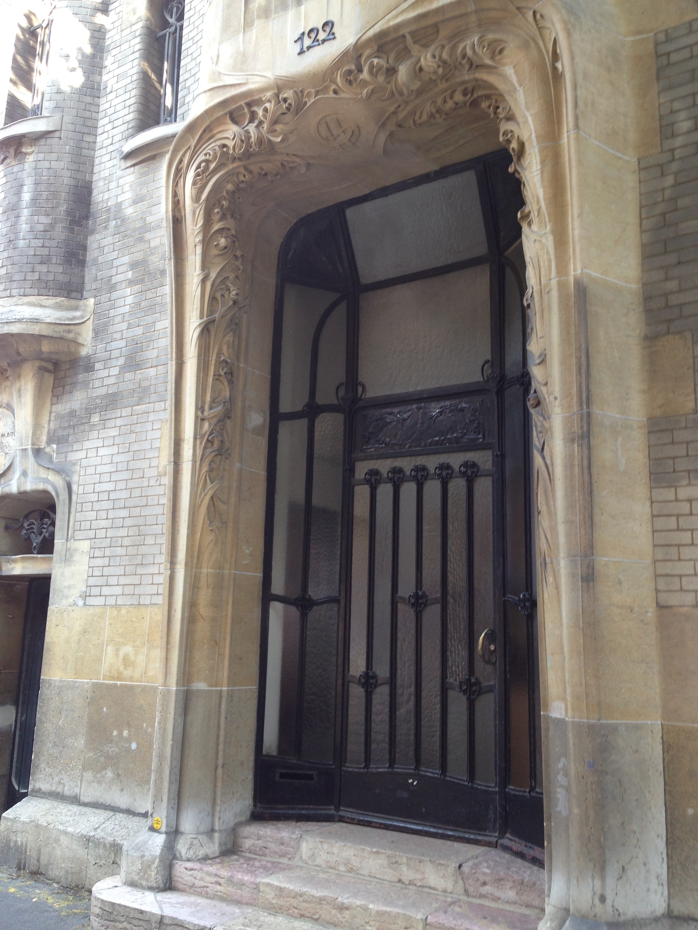 Art Nouveau entrance,by Hector Guimard