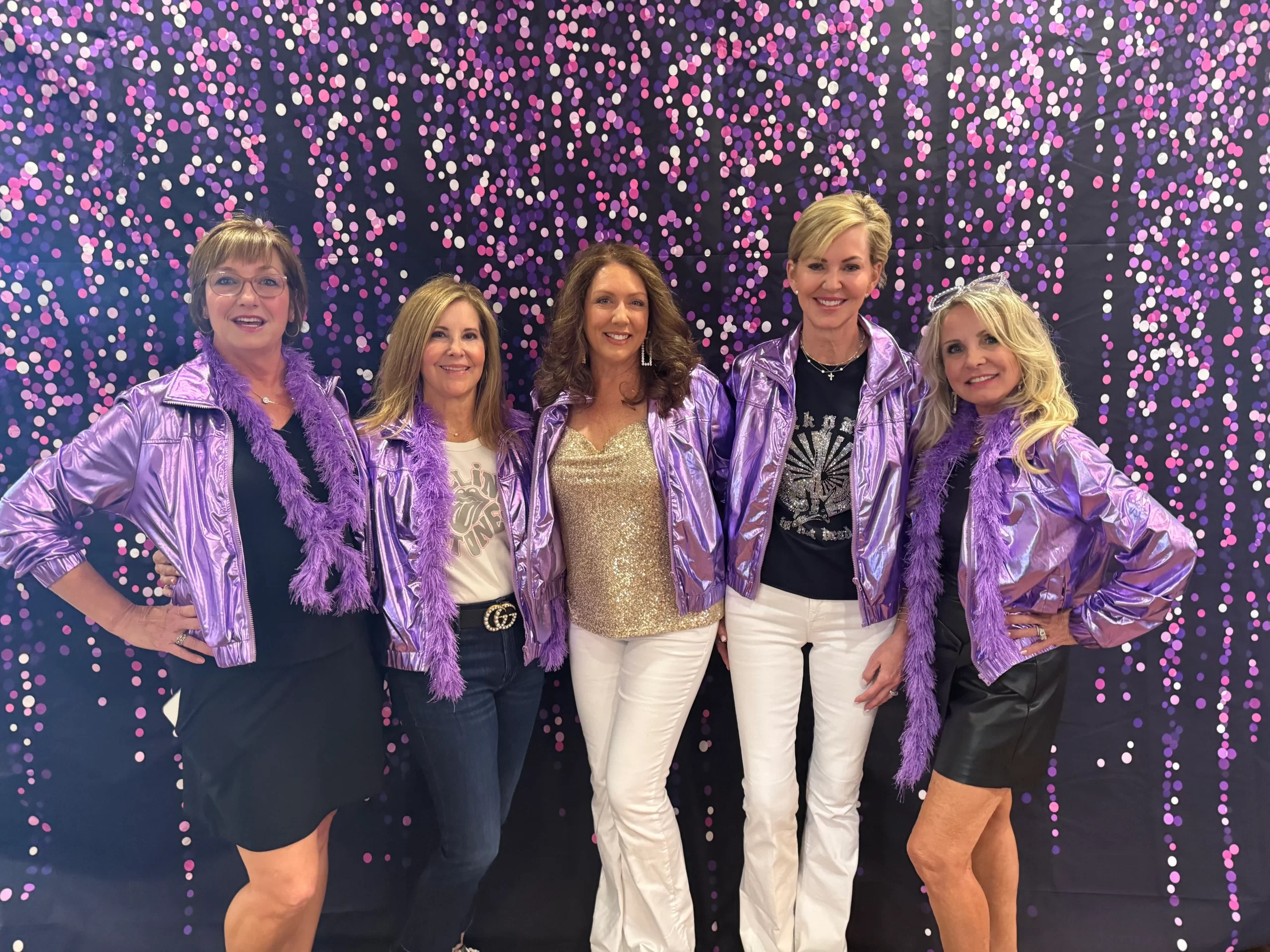 Concert Planning Committee L-R: Lisa Carson, Lori Glass, Kimberly Bennett, Sarah Ford, and Pamela Shurett