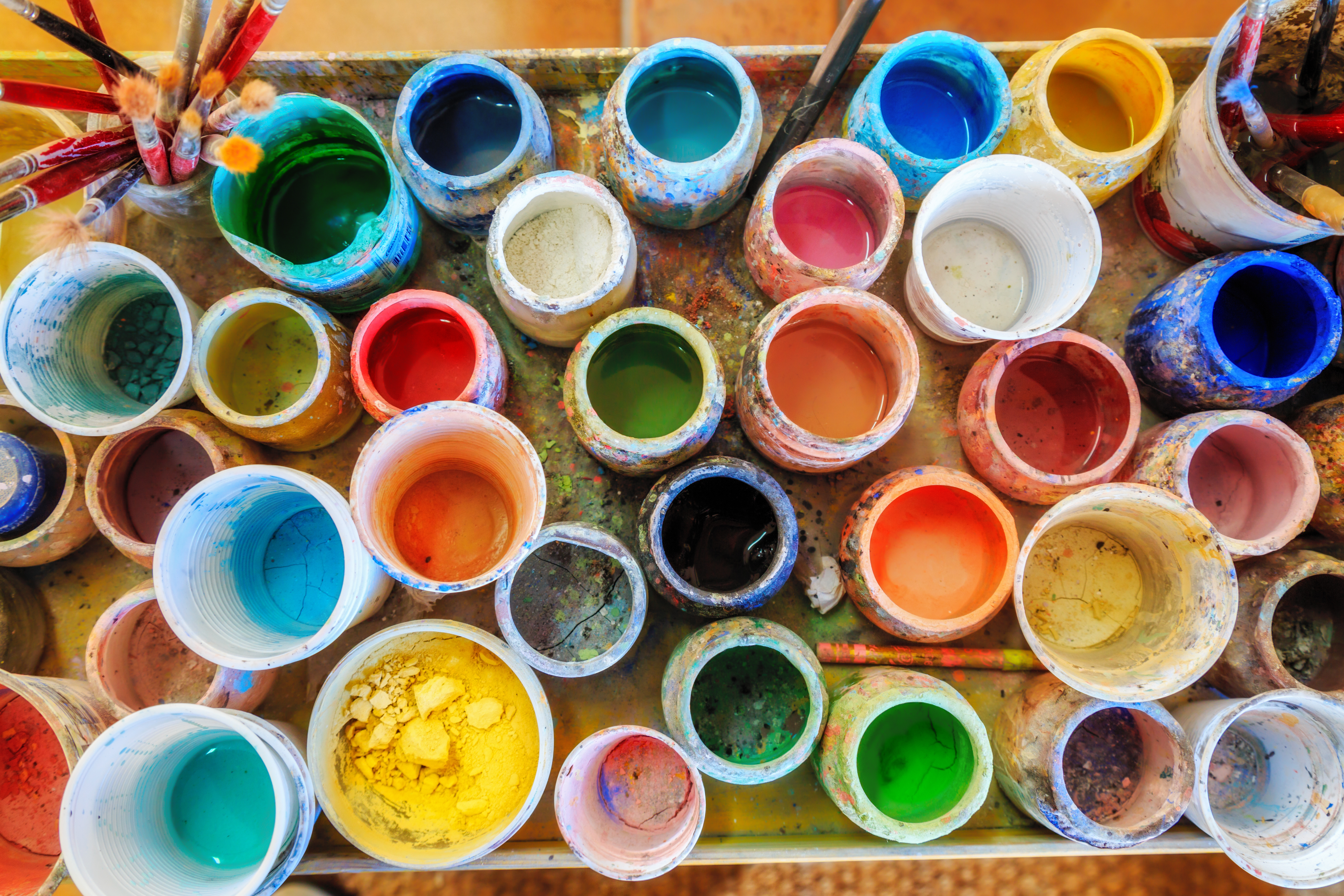 paint jars