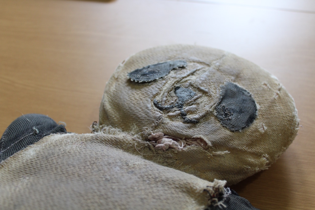 Sarah's panda close-up