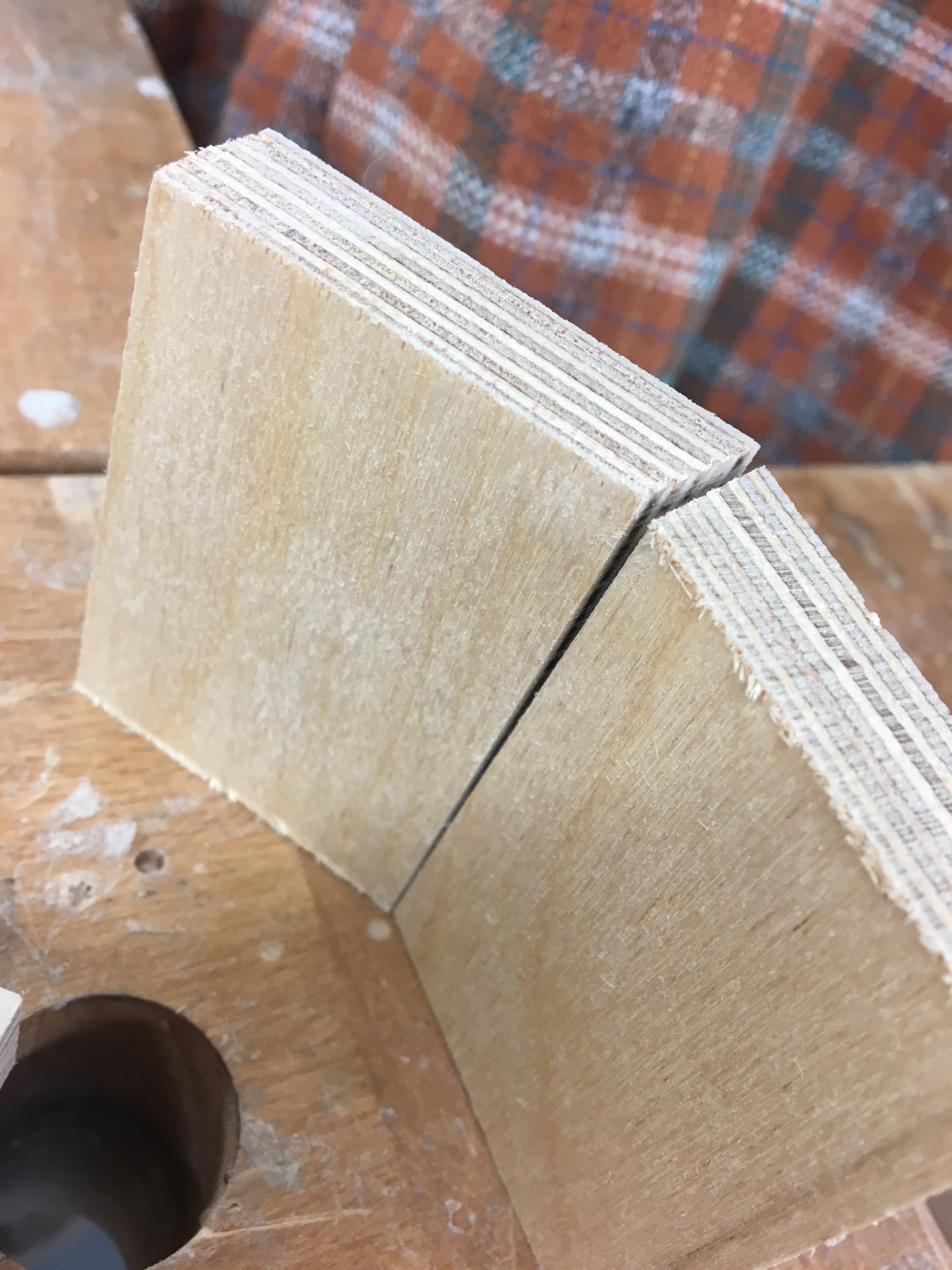 2. Angling the pieces so it fits right