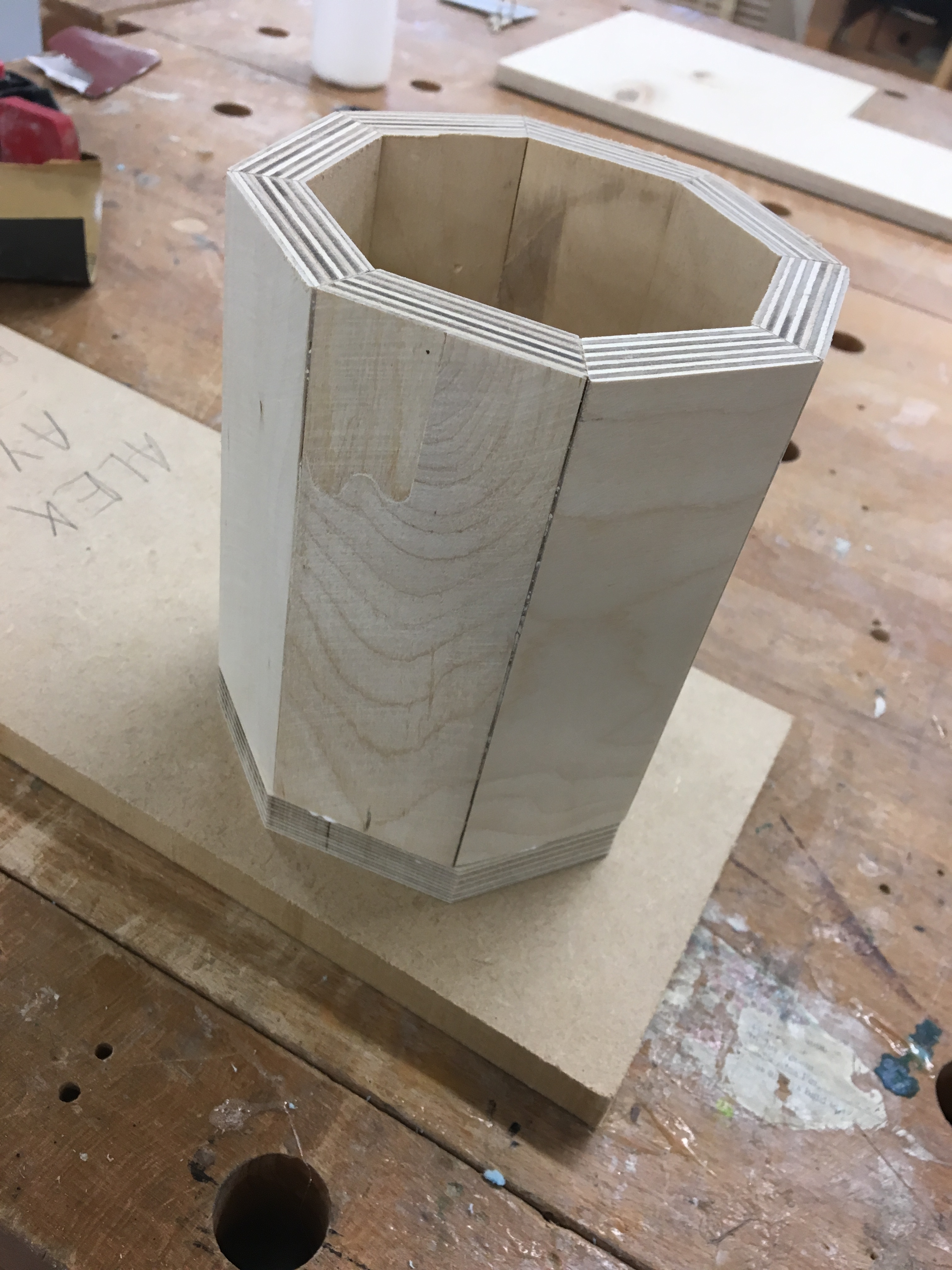 3. Base stuck to create a seat