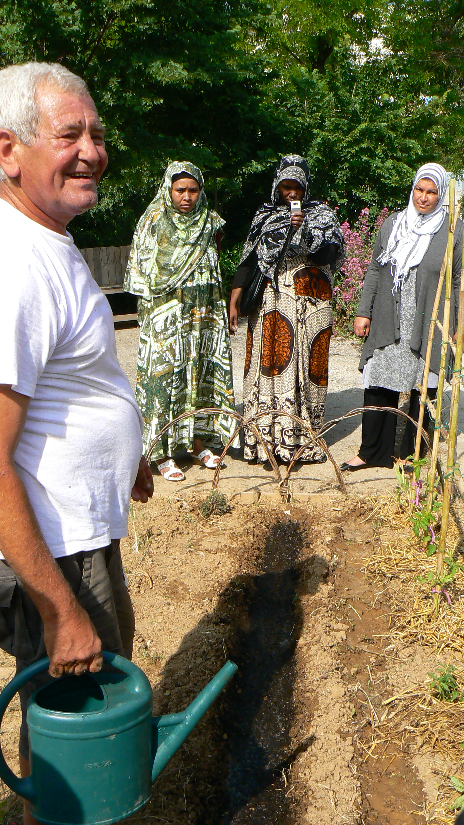 Christian, animateur du jardin