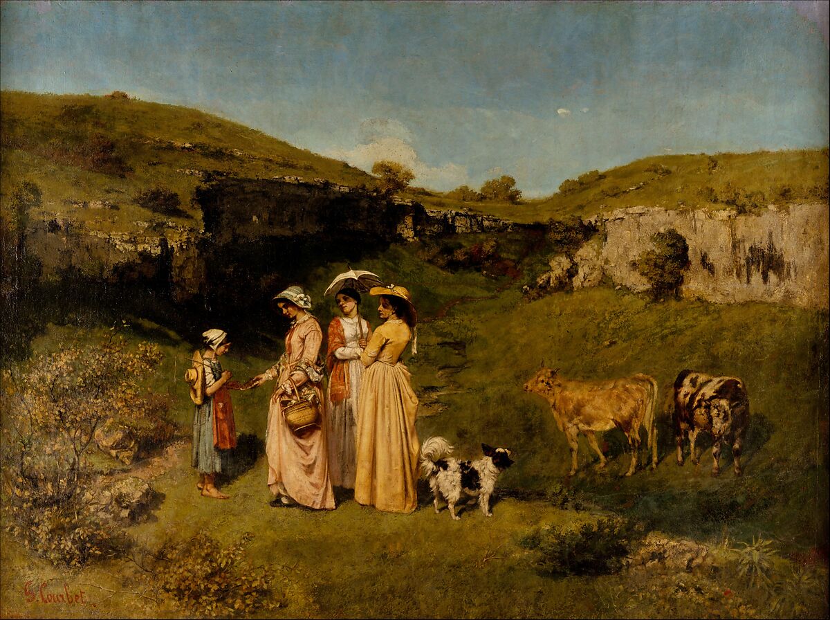 Gustave Courbet | Young Ladies of the Village | The Metropolitan Museum of Art