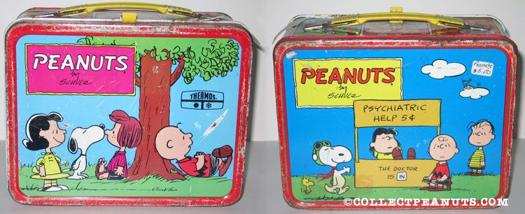 vintage peanuts lunch box