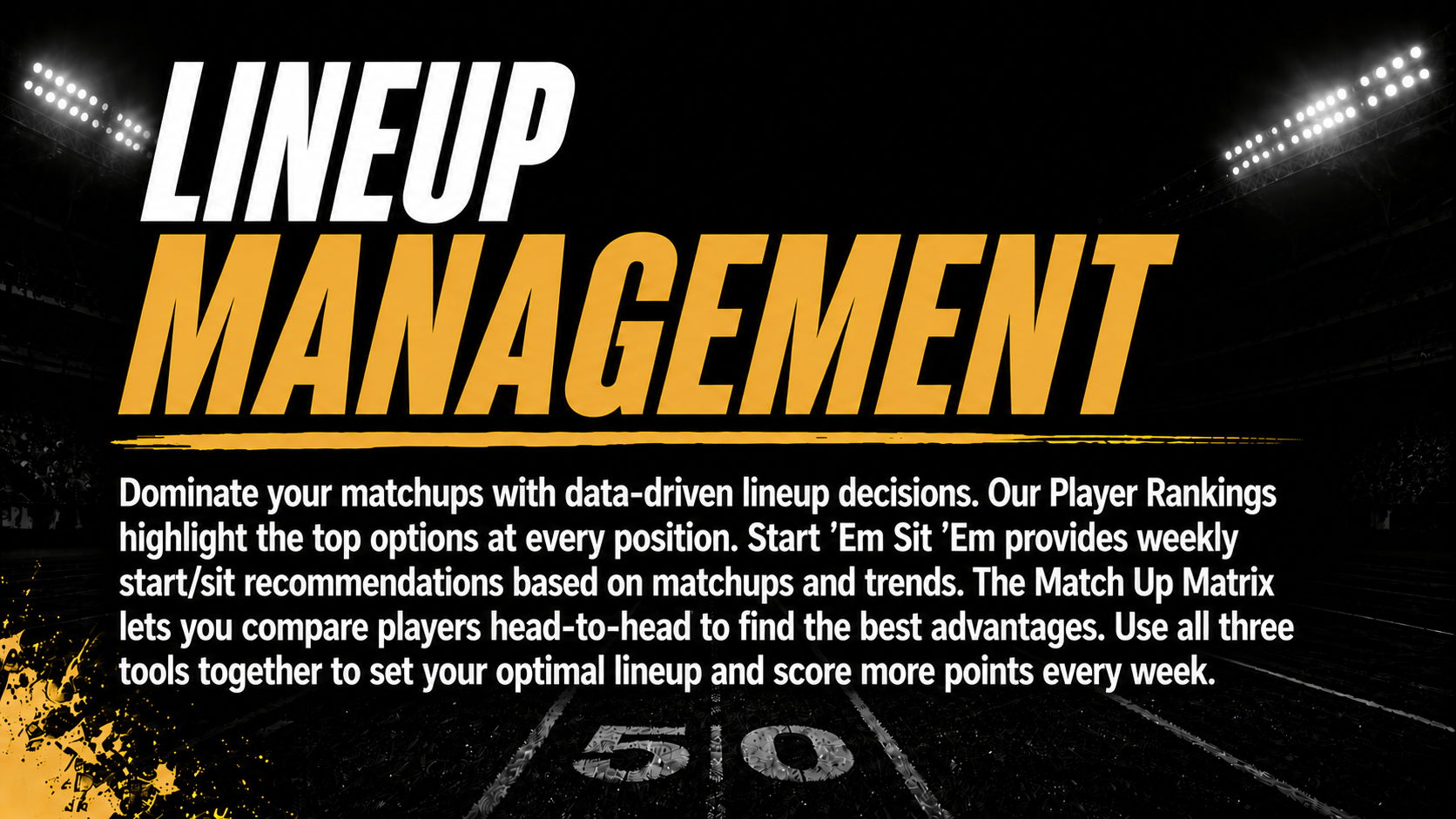 Lineup Management