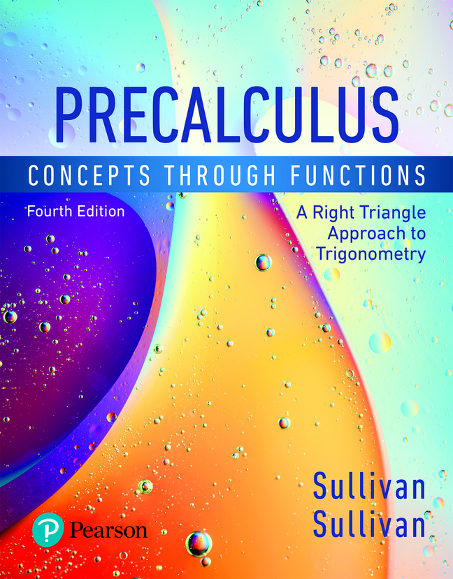 (eBook) (PDF) Precalculus: Concepts Through Functions, A Right Triangle Approach to Trigonometry, 4th edition