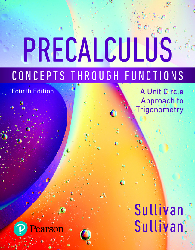 (eBook) (PDF) Precalculus: Concepts Through Functions, A Unit Circle Approach to Trigonometry, 4th edition