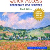 (eBook) (PDF) Quick Access: Reference for Writers, MLA Update Edition, 8th edition